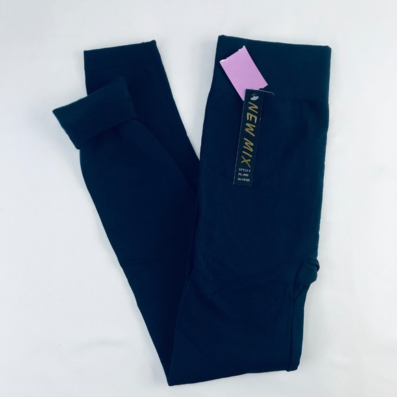 🍀5 for $25🍀 Navy Fleece Leggings - Picture 2 of 4
